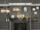 Antique Style 6 Light Crystal Globe Shape Sphere Chandelier Art Deco
