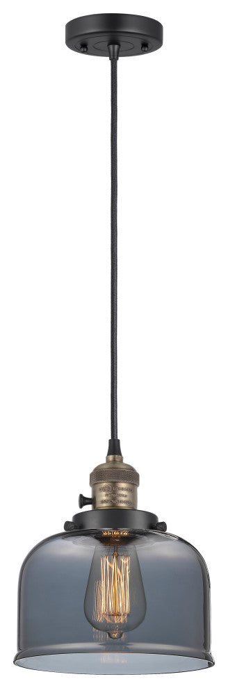 INNOVATIONS 201CSW-BAB-G73-LED 1-Light Mini Pendant Black Antique Brass