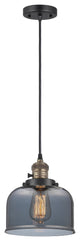 INNOVATIONS 201CSW-BAB-G73-LED 1-Light Mini Pendant Black Antique Brass