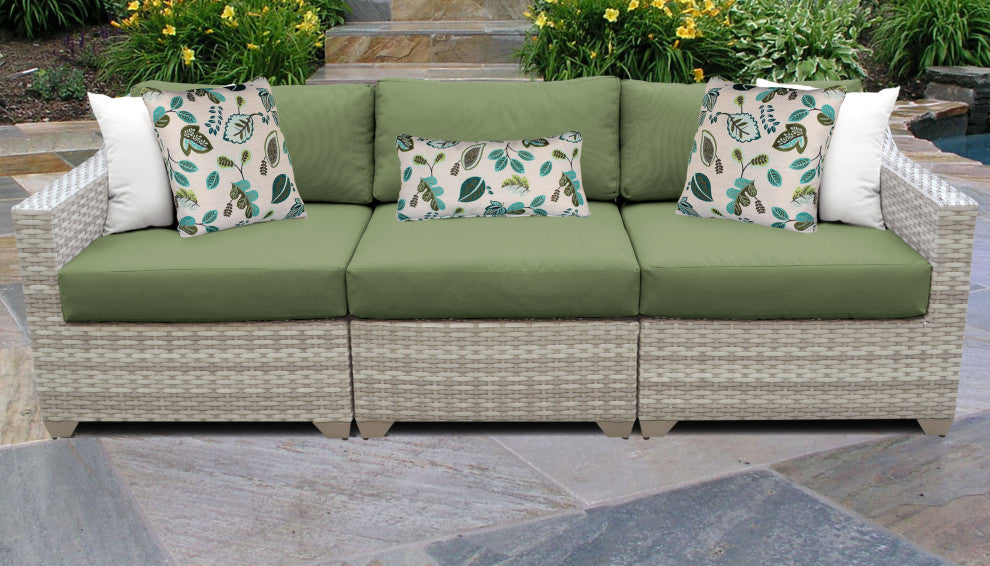 Fairmont 3 Piece Outdoor Wicker Patio Furniture Set 03c