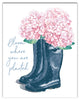 Bloom Where You are Planted 11x14 Canvas Wall Art
