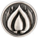 Hope Blossom Knob Antique Brass, Antique Pewter