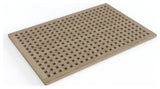 Grate-Mist Kitchen Anti-Fatigue Teak Floor Mat