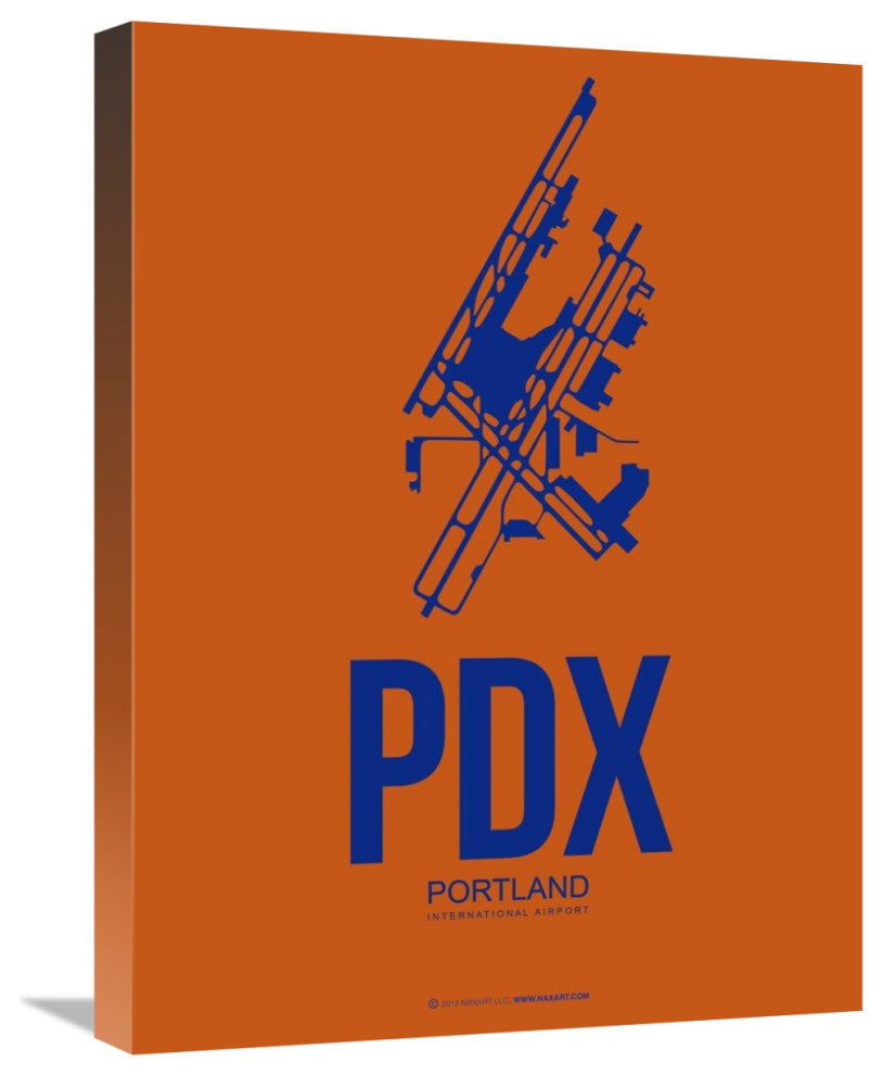 "PDX Portland Poster 1" Fine Art Print