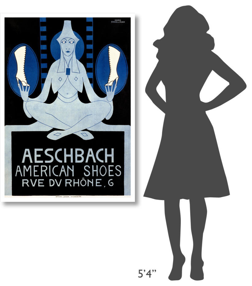 "Aeschbach American Shoes" Digital Paper Print by Hans Schoellhorn, 33"x46"