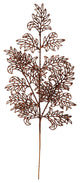 Vickerman 22" Chocolate Glit Lace Holly Spry 12/Bg