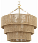 Crystorama Lighting Group SHY-10907 Shyla 10 Light 24"W Drum - Soft Gold