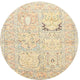 Ahgly Company Indoor Round Traditional Area Rugs, 4' Round