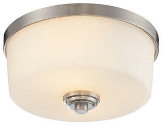 Lamina 2 Light Flush Mount in Brushed Nickel