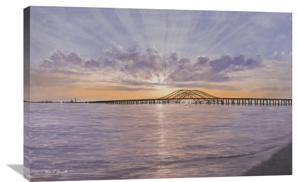 "Sun Rays Over Captree" Artwork, 36"x24"