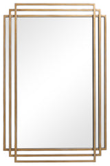 Uttermost Amherst Brushed Gold Mirror