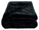Sherry Kline Fairfax Faux Fur 50x60 Throw Blanket, Black