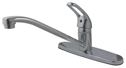 Kingston Brass Single-Handle Centerset Kitchen Faucet, Polished Chrome