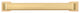 Utopia Alley Zinc Cabinet Pull/Knob, Brushed Brass, 3.75", 1 Pack