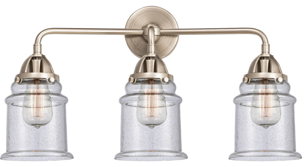 Innovations 288-3W-SN-G184-LED 3 Light Vanity Light, Brushed Satin Nickel