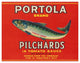 "Portola Brand Pilchards" Digital Paper Print by Retrolabel, 24"x19"