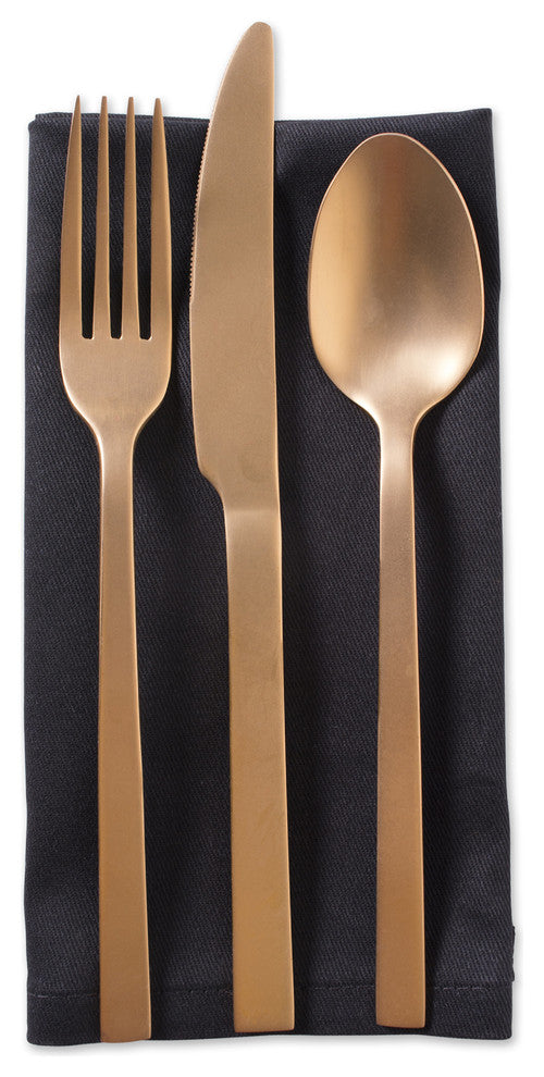 Black Buffet Napkin Set/12