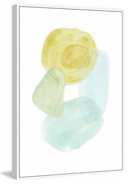 "Pastel Set" Floater Framed Painting Print on Canvas, 40"x60"