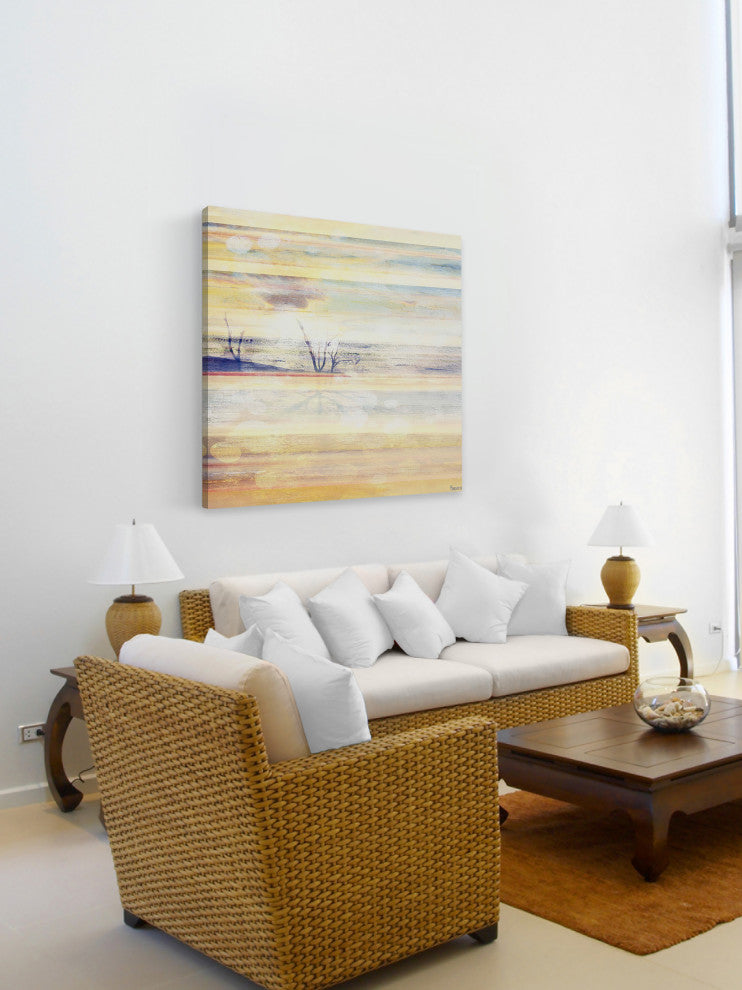 "Desert Branches" Print on Canvas, 32"x32"