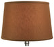 Fenchel Shades, 13"x15"x10" Spider Attachment Lamp Shade, Linen Earth