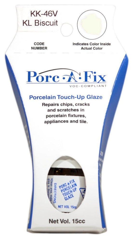 Porc-a-Fix Porcelain Repair Paint for Kohler, Biscuit Voc Compliant Kk-46v