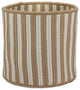 Colonial Mills Basket Baja Stripe Basket Natural Round