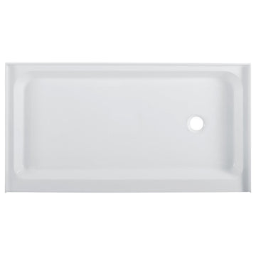 Swiss Madison SM-SB527 Voltaire 60" x 34" Rectangular Shower Base - Glossy