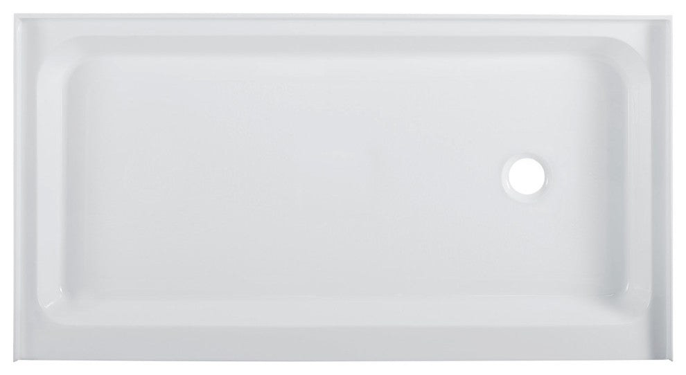 Swiss Madison SM-SB527 Voltaire 60" x 34" Rectangular Shower Base - Glossy