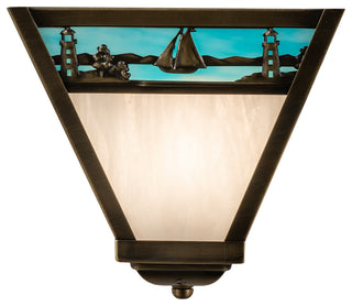9"W Sailboat Wall Sconce