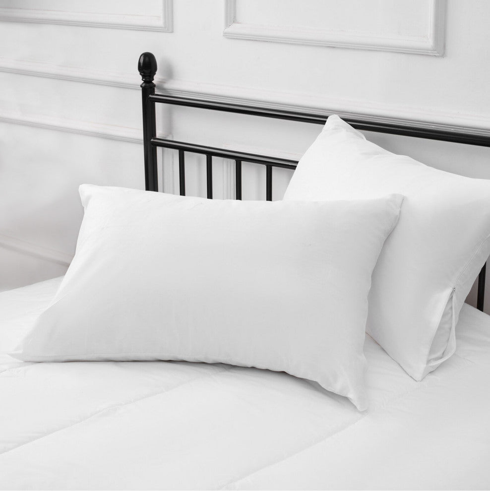 A1HC GOTS Certified Organic Cotton Percale Pillowcase Pair, King(21"x36")
