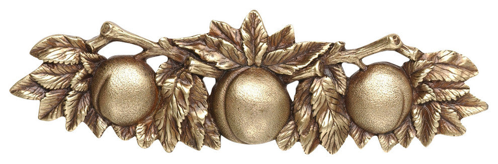 Georgia Peach Pull Antique Brass, Antique Brass
