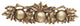 Georgia Peach Pull Antique Brass, Antique Brass