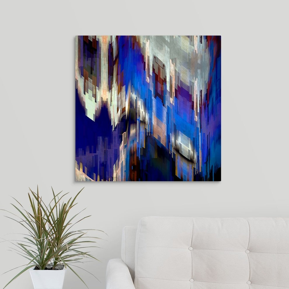 "The Bright Block" Wrapped Canvas Art Print, 24"x24"x1.5"