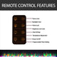 32" Industrial Chic Electric Fireplace Heater With and 10 LED Color Effect