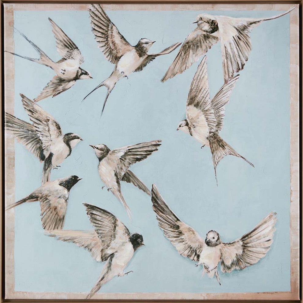 Take Flight Framed Canvas Wall Art
