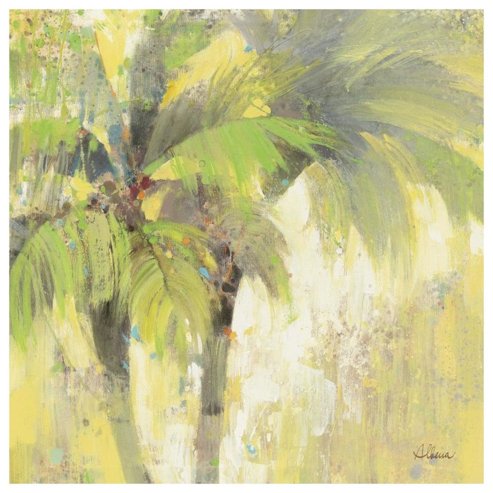 "Breezy Palm I" Digital Paper Print by Albena Hristova, 38"x38"