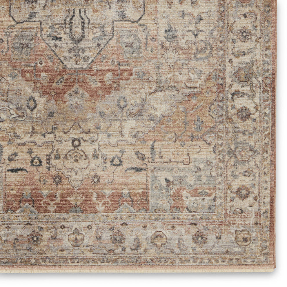 Jaipur Living Starling Medallion Tan/ Pink Runner Rug 2'9"X8'