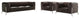 Angelica Italian Leather 2 Chair Set, Brown