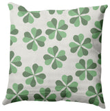 Lucky Patch St. Patrick's Day Decorative Throw Pillow, Laurel Tree Green, 26x26"