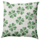 Lucky Patch St. Patrick's Day Decorative Throw Pillow, Laurel Tree Green, 26x26"