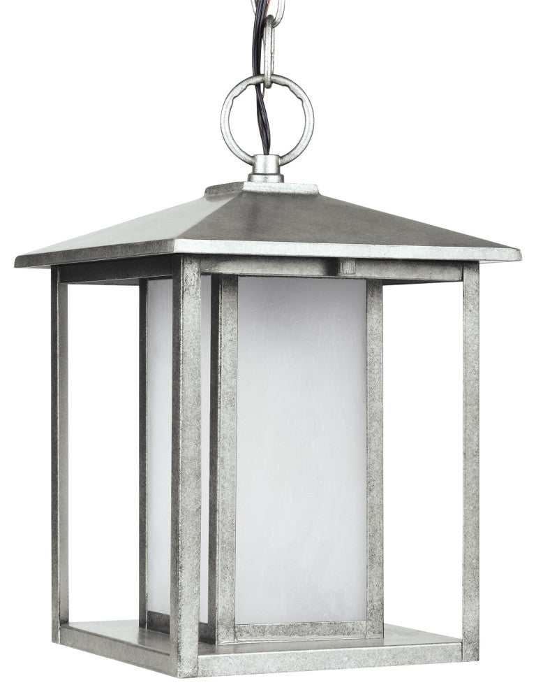Generation Lighting Lighting LED Outdoor Pendant, Weathered Pewter