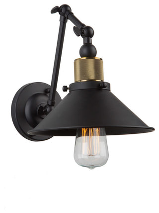 Jersey 1-Light Vintage Brass Wall Bracket