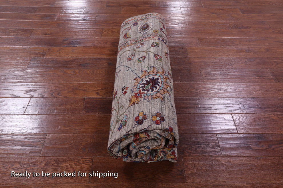 Persian Tabriz Handmade Wool Rug 7' 0" X 9' 8" Q9884