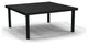 Solid Top 44" Square Chat Table, Smooth White