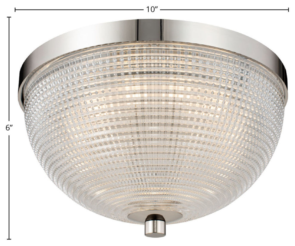Portland 10 Inch LED Flush Mount