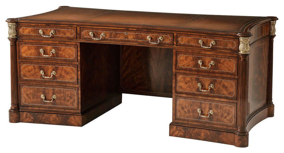 George III Pedestal Desk