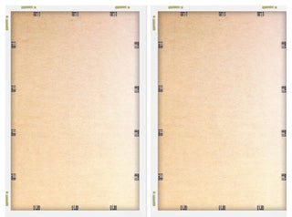 Poppy Brown Lines Diptych, 2-Piece Set, 24x36 Panels