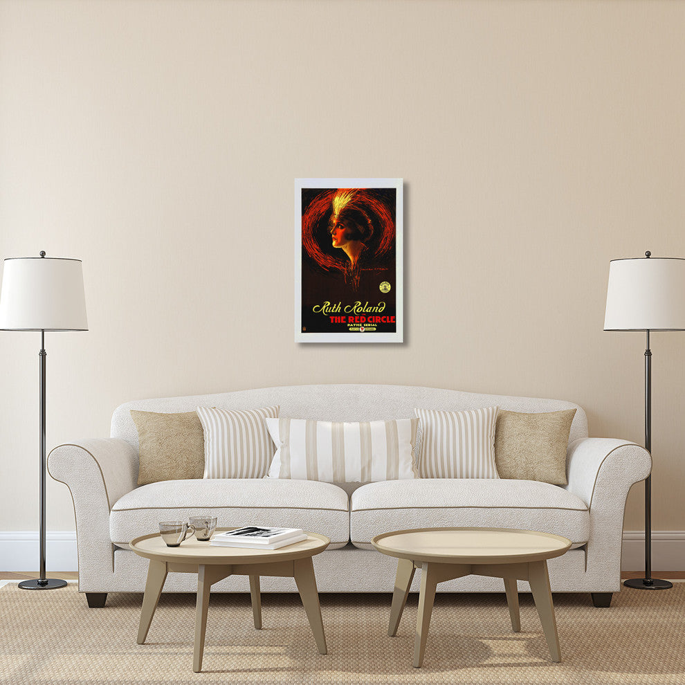 "The Red Circle" Stretched Canvas Giclee by Hollywood Photo Archive, 24x36"
