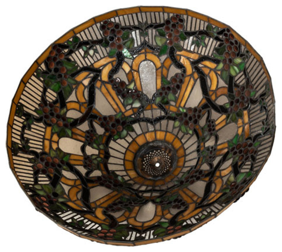 Meyda Lighting 48548 24" Wide Jeweled Grape Shade