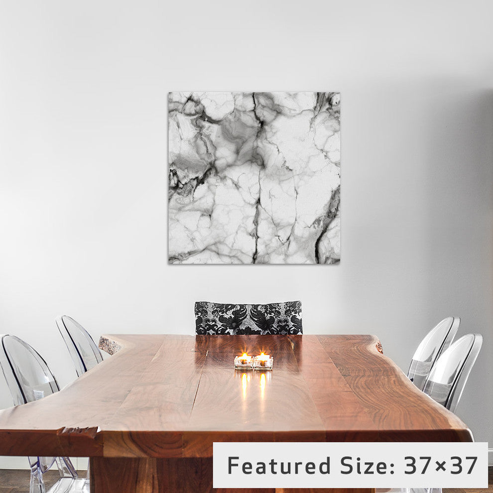 "White Marble" Print by Chelsea Victoria, 26"x26"x1.5"